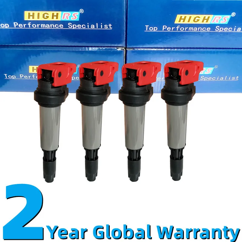 Set of 6 UPGRADE PERFORMANCE ignition coils for BMW E39 E46 E53 E60 E63 2.5L 3.0L 3.2L L6 325i 330i 525i 530i 528i 535i Z4 Z3 X3