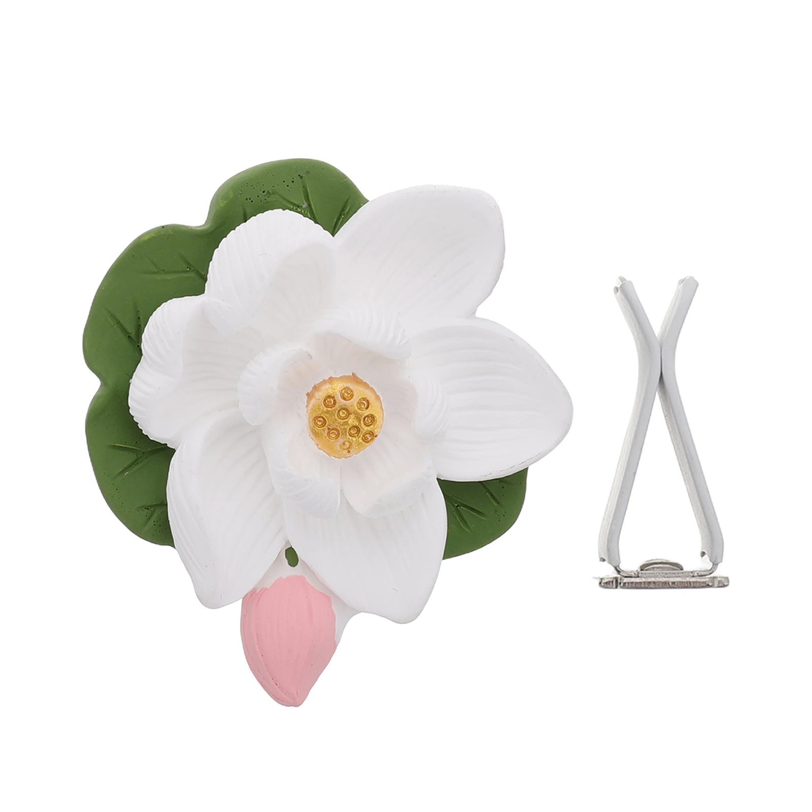 

Car Air Freshener Clip Lotus Flower Design Gypsum Vent Mount Diffuser Compact Durable Car Interior Decoration