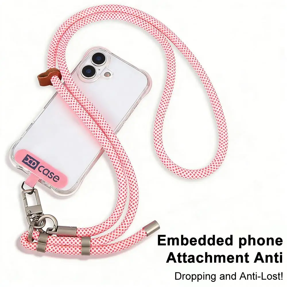 

XDcase Anti-Lost Phone Lanyard with Metal Buckle & Gasket Adjustable Length 41-77cm Phone Safety Tether