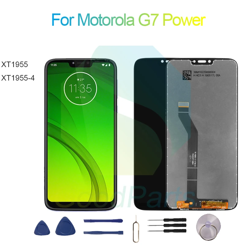 

For Motorola G7 Power LCD Display Screen 6.2" XT1955, XT1955-4 G7 Power Touch Digitizer Assembly Replacement