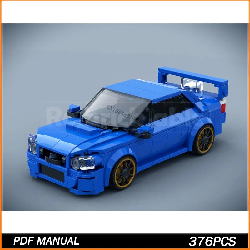 

Конструктор City Speed: Модель суперкара, DIY-блоки, MOC-игрушка, классический раллийный спортивный суперкар, подарок на Рождество, техника сборки