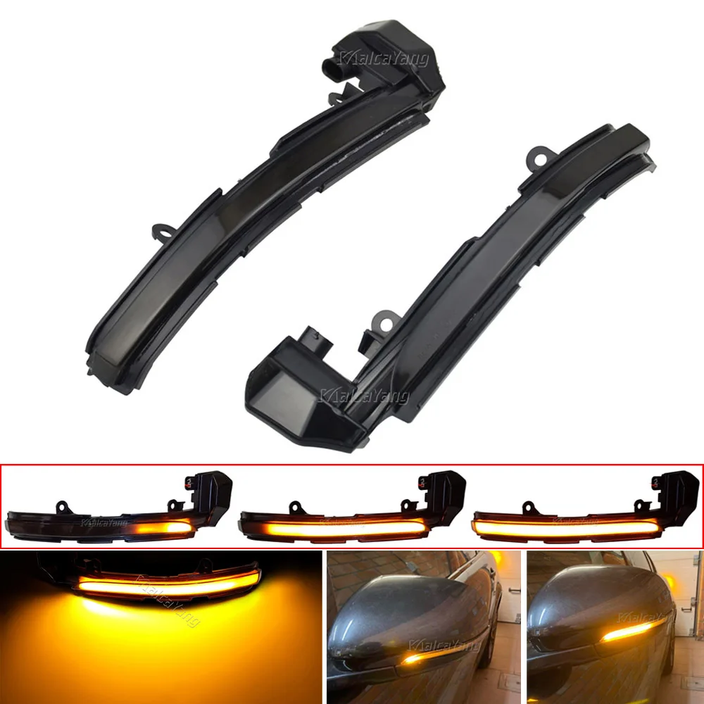 LED Dynamic Side Mirror Sequential Indicator Blinker Light For Jaguar XE XF XJ F-TYPE XK XKR I-PACE X250 X260 X351 X760 X152