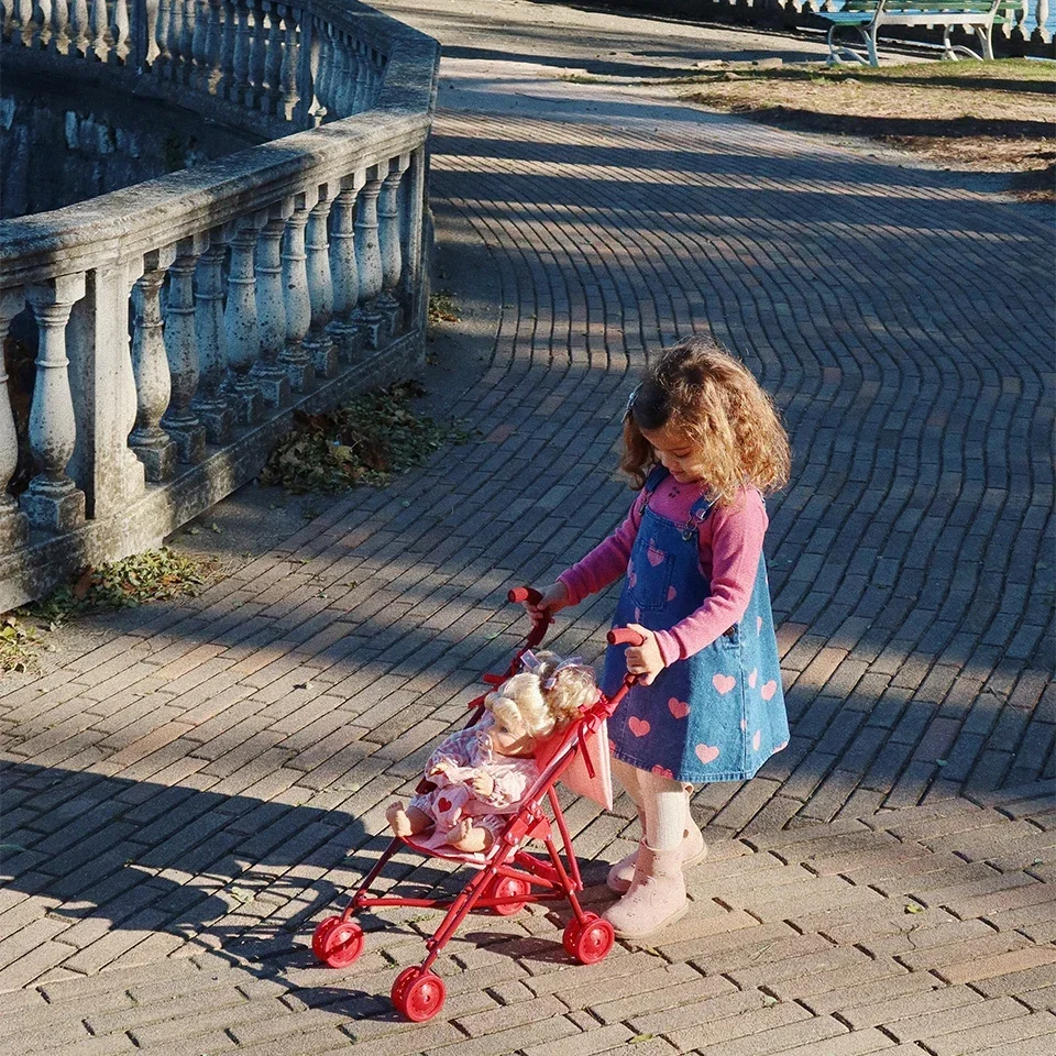 Children Clothes Set 2024 KS Girls Cute Print Dress Overalls Toddler Kid Jeans Braces Jacket Girl Denim Sling Dresses Jean Pants