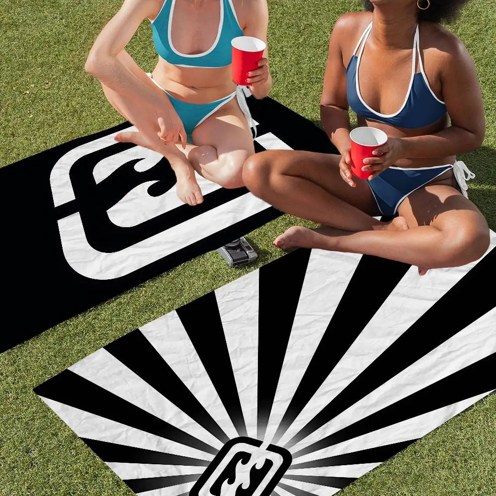 Toalla de Playa de Microfibra B-Billabong, Absorbente, de Secado Rápido, Suave, para Yoga, Natación, Resort, Montañismo