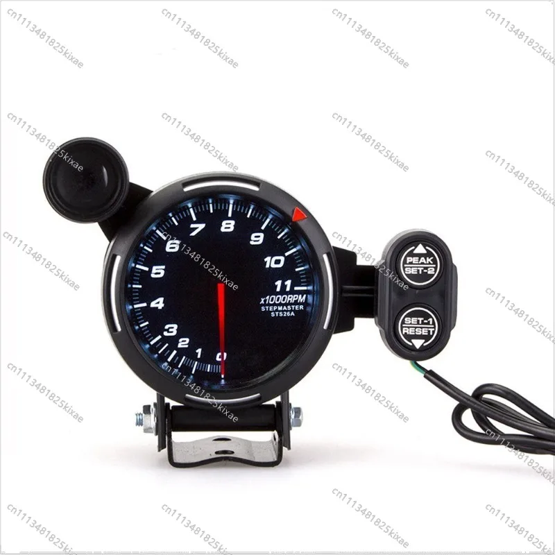 For Car Modification Instrument 3.15 Inch 80mm General Automotive Tachometer Colorful 12V Racing Instrument Tachometer