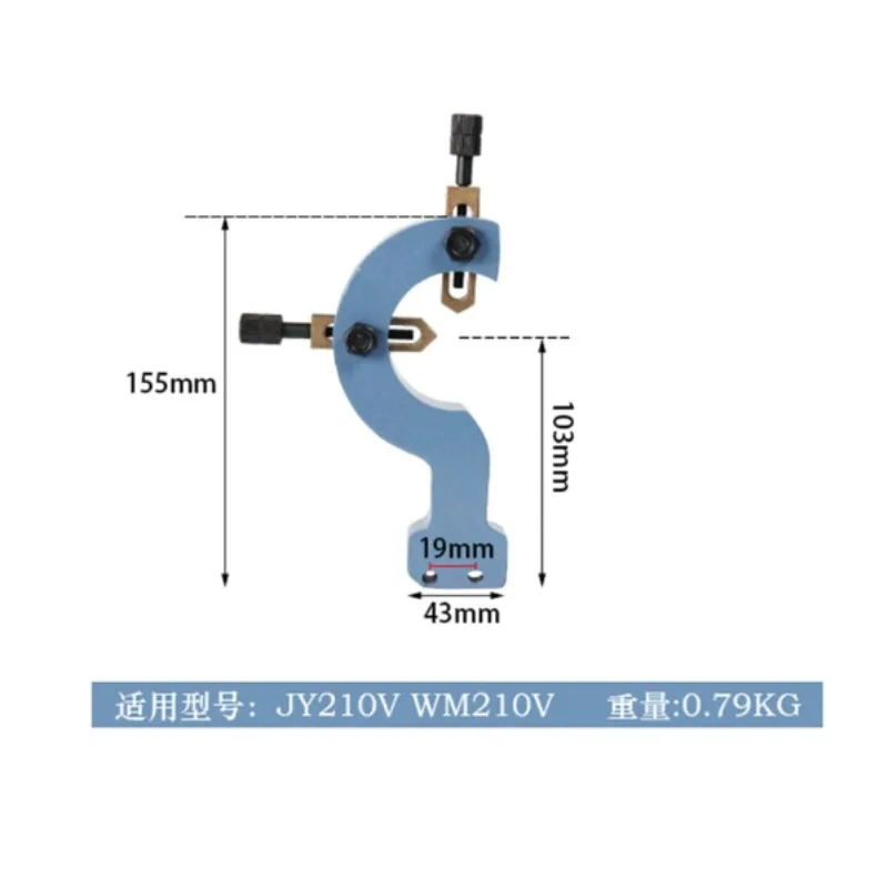 Kit de repose-tiges et de repose-tiges de suivi pour tour JY320F JY250G JY210V pour l'usinage en atelier domestique