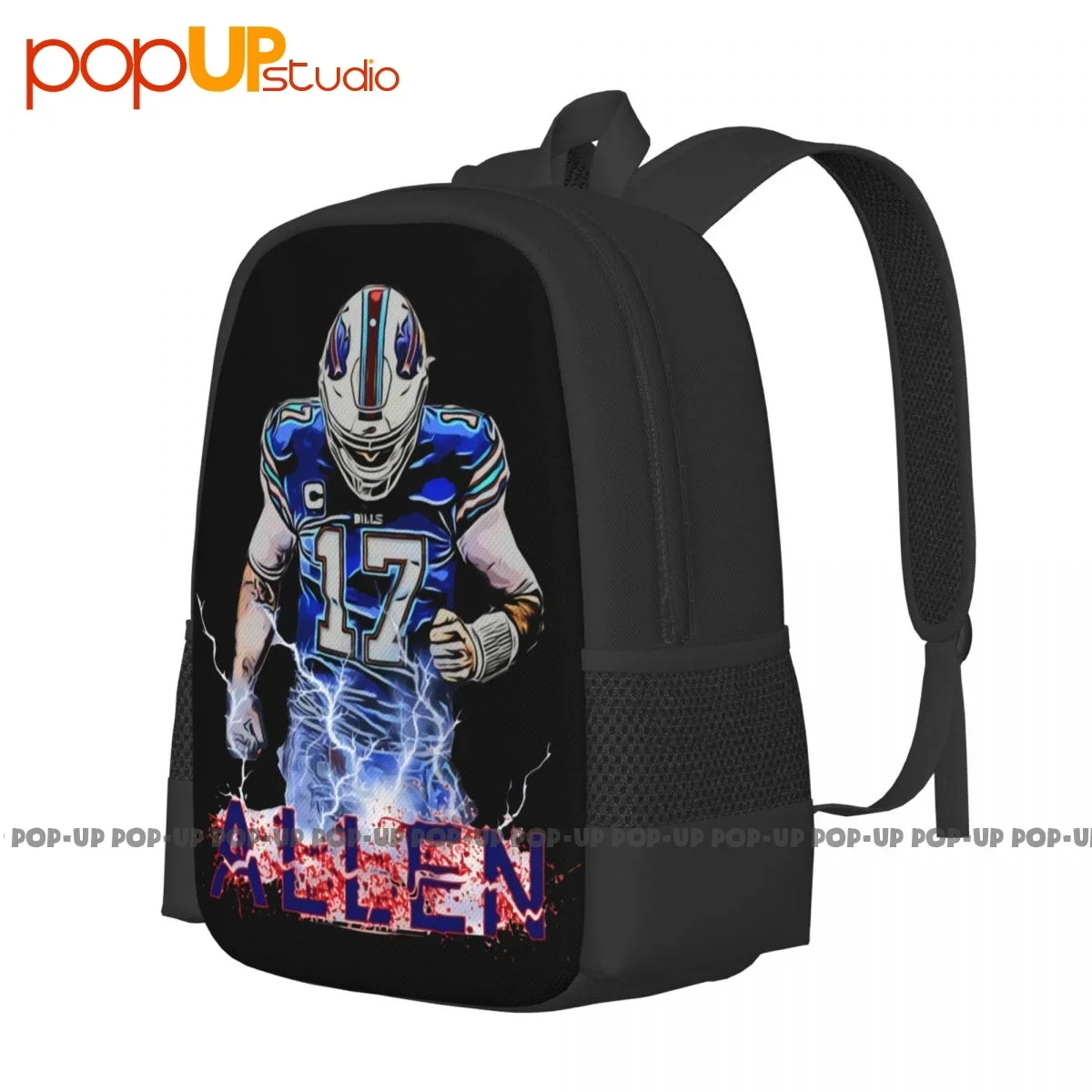 Buffalo 17 Josh Allen Bills 2021 Backpack Large Capacity Cute Portable Sports Bag Large Capacity