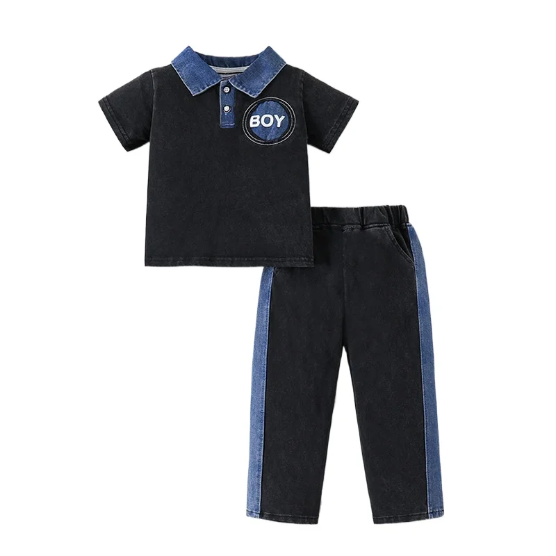 New Summer Baby Boys Clothes Suit Children Short Sleeved T-Shirt Pants 2Pcs/Sets Kids Clothing Infant Costume Toddler Tracksuits