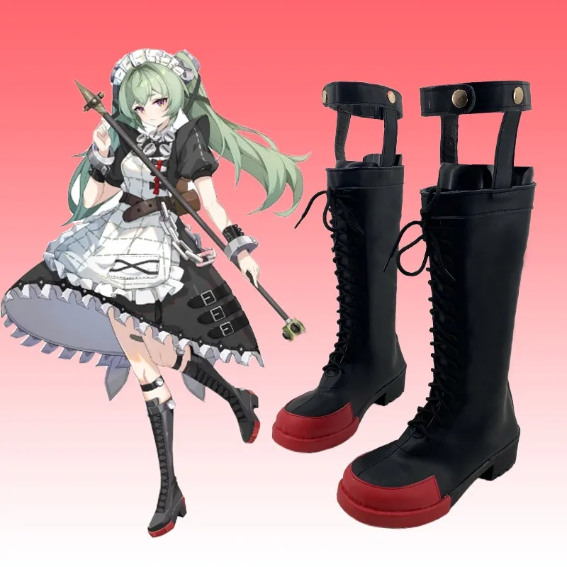 

Corin Wickes Zenless Zone Zero Cosplay Shoes Halloween Carnival Boots Game Zzz Cosplay Prop Black Shoes Custom Made