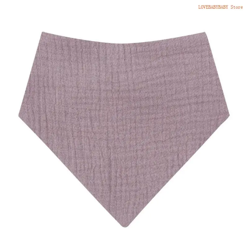 Baby Bib อ่อนนุ่มน้ำลายไหลผ้าฝ้ายผ้าฝ้ายพิมพ์ผ้าขนสัตว์สแน็ปสแน็ปทารกการงอกฟันผ้าพันคอผ้าพันคอการพยาบาล 4xbc