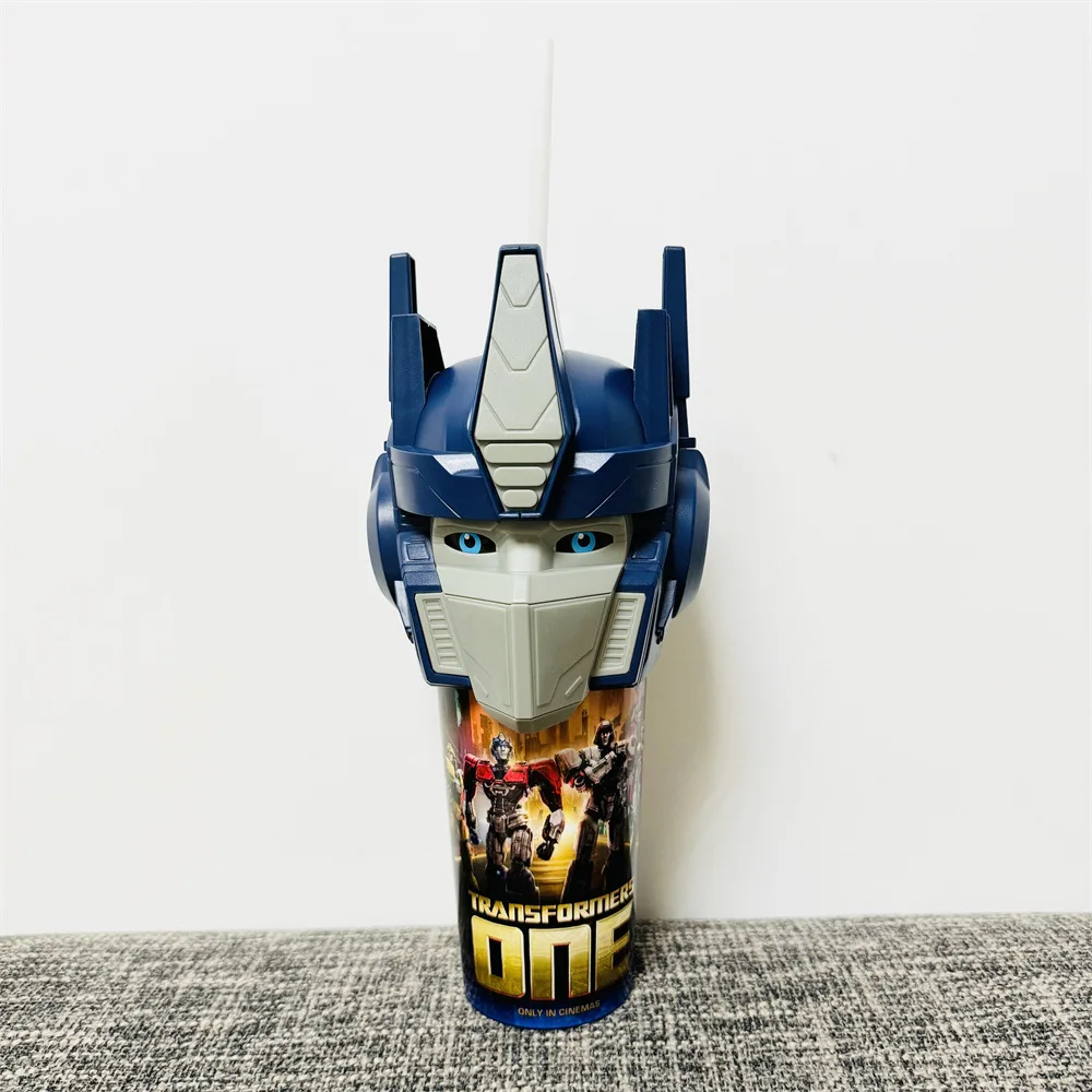 New Movie 《Transformers One》 Optimus Prime Bumblebee Topper Cup Figuine Cinema Collectible Model Gift Capacity 22oz - view 6