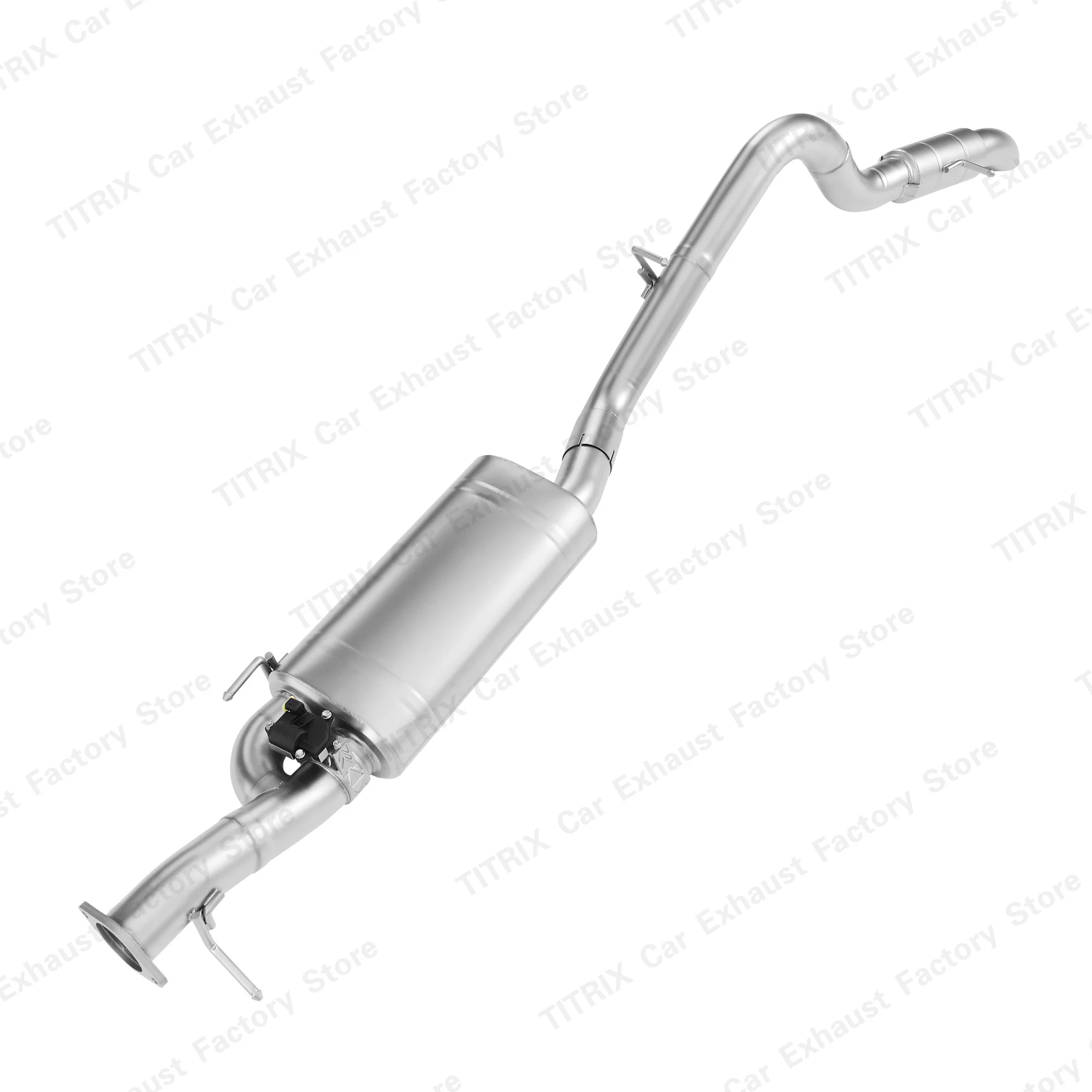 Valved Catback Exhaust System For Ford Bronco 2.3T Stainless Steel Mid Pipe + Rear Muffler Valvetronic Exhaust Pipe Auto Parts