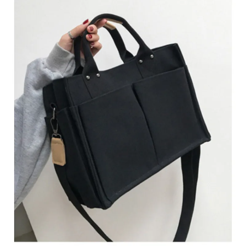 Capacità borsa a tracolla una grande tela borse a tracolla per le donne Casual multicolore di alta qualità Messenger Versatile lusso