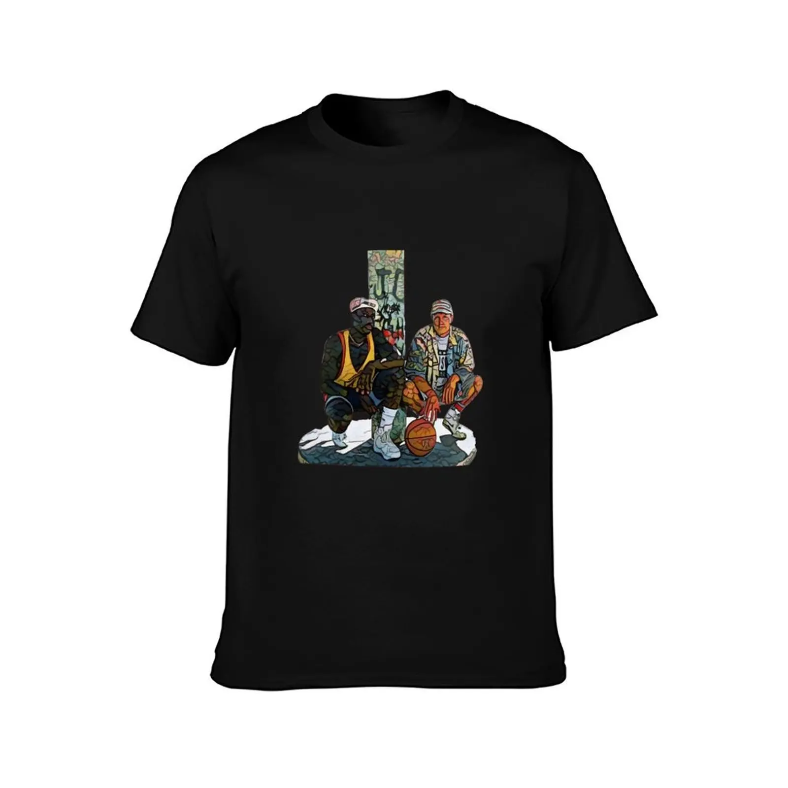 White Men Cant Jump, White men are unable to jump. T-Shirt Active Sports Short Sleeve Cotton Shirt T-Shirt