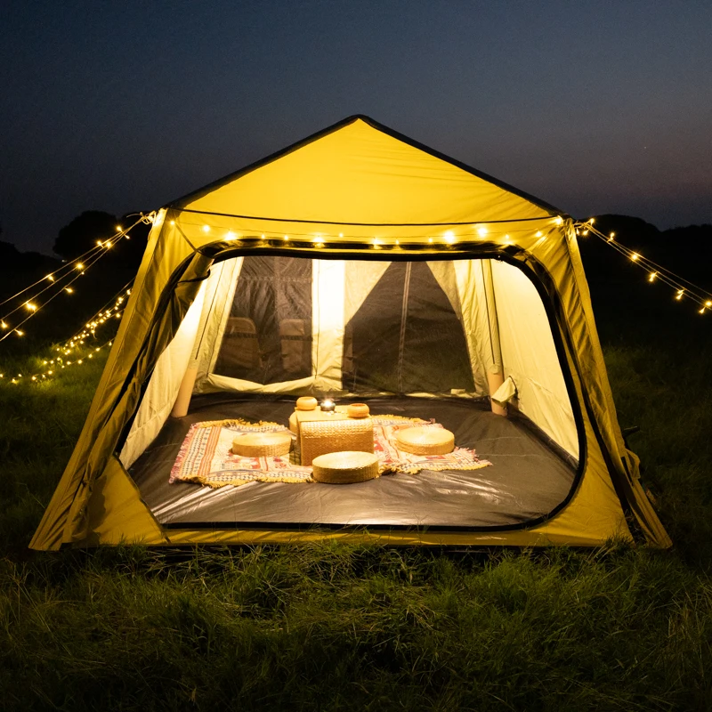 

Luxury Portable Oxford Oxford Fabric Air Tent For Family Waterproof Inflatable Camping Tent For Outdoor Adventures