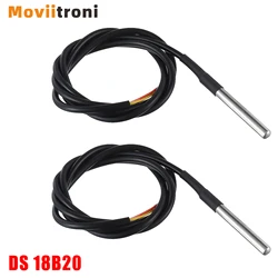 DS 18B20 Temperature Sensor Probe Stainless Steel Package Waterproof 1m 3m