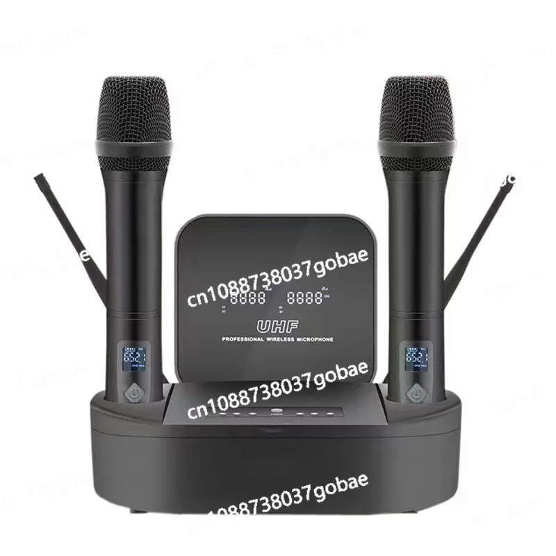 

Smart Charging Wireless Microphone One To Two Household Ktv Performance Dynamic Live Broadcast Microphone U-segment
