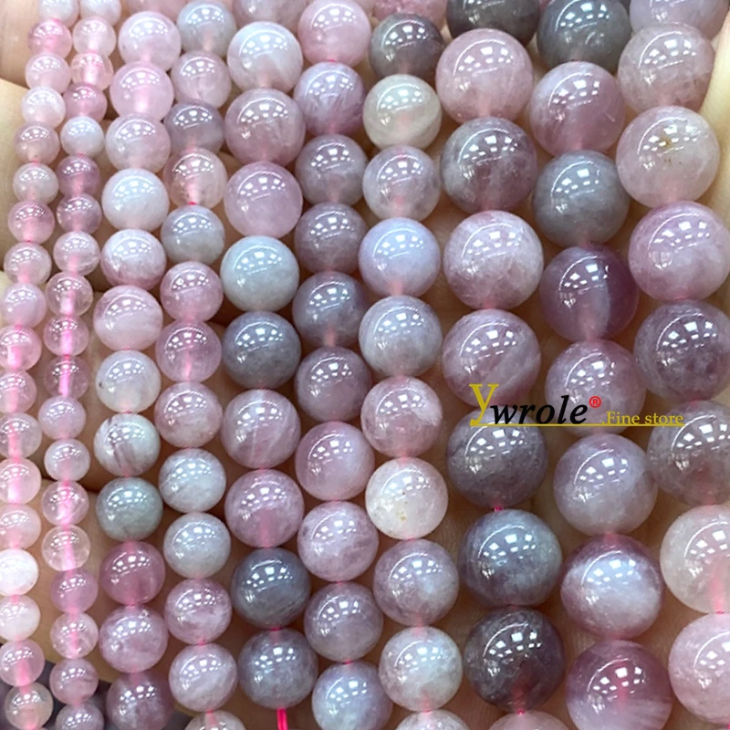 Natural Gem Stone Colorful Tourmaline 4-10mm Loose Round Spacer Beads for Jewelry Making Diy Bracelets Charms Accessories 15'' view 4