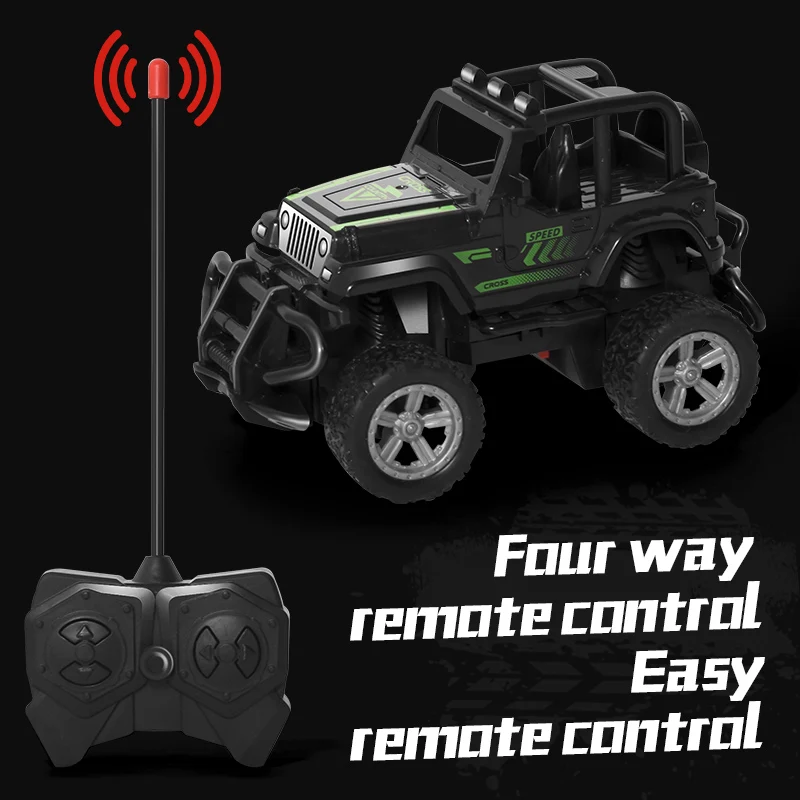 Four wheel drive sand truck Wrangler Jeep type remote control climbing car Four wheel drive off-road car Children\'s toys