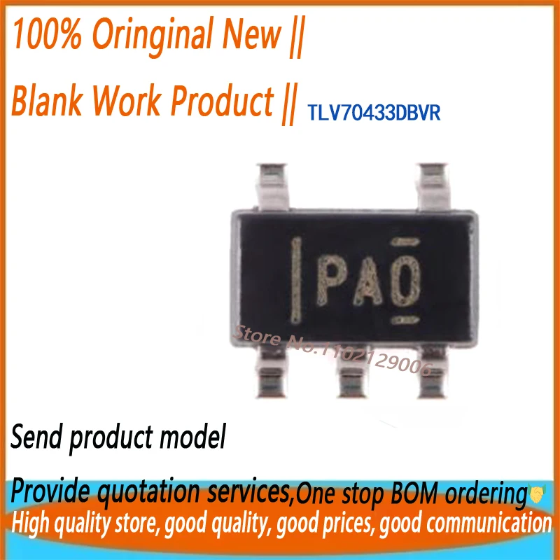 50PCS 100% New original TLV70433DBVR PAO PA0 TLV70433DBV SOT23-5 TLV70433