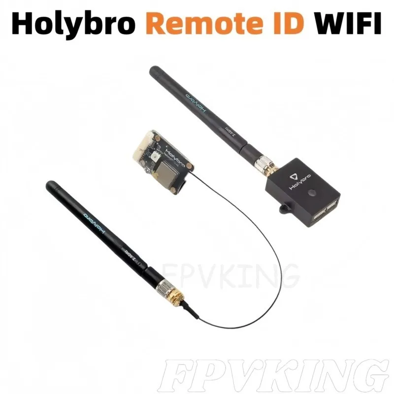

Holybro Remote ID Module WiFi Bluetooth Compatible with PX4 Ardupilot CAN Serial Protocol for RC Model Drone Quadcopter