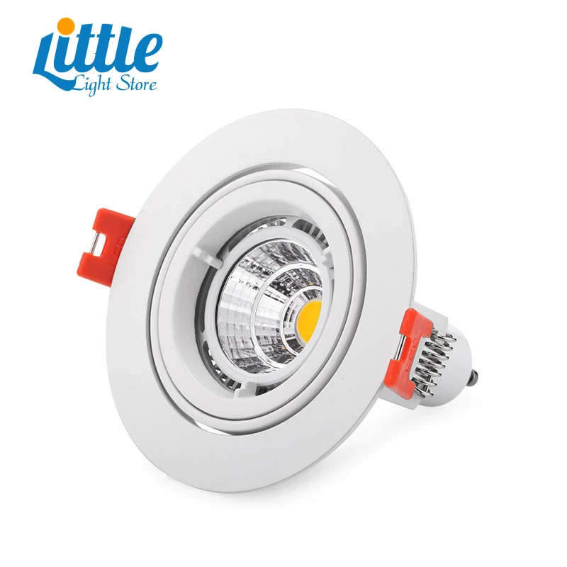 

Adjustable Built -built LED Frame, MR16 Gu10 Accessory, Ceiling Light Frame MR16 Halogen Bulb Lamp Socket Base