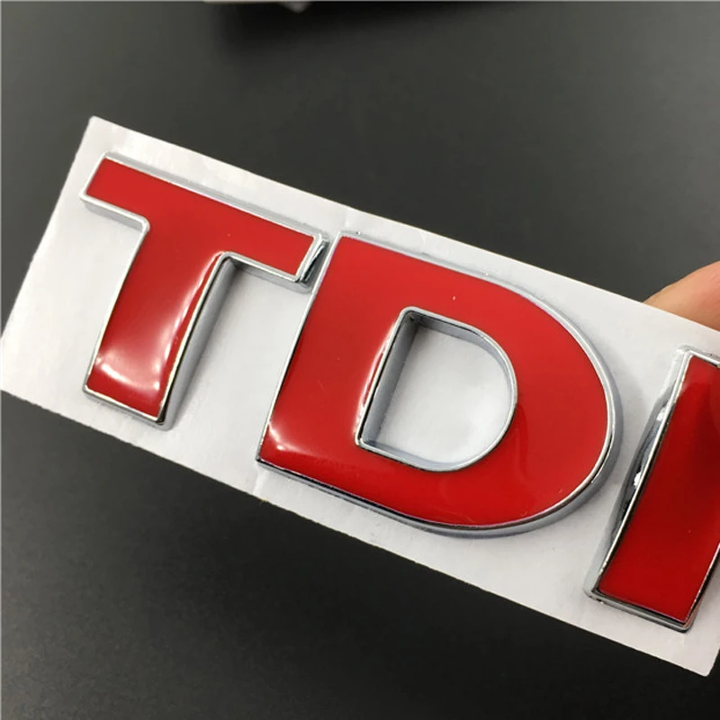 حروف معدنية ثلاثية الأبعاد للسيارة ، ملصقات ، تي دي ، شعار ، شعار ، إكسسوارات شارة ، MK2 ، MK4 ، MK5 ، MK6 ، MK7