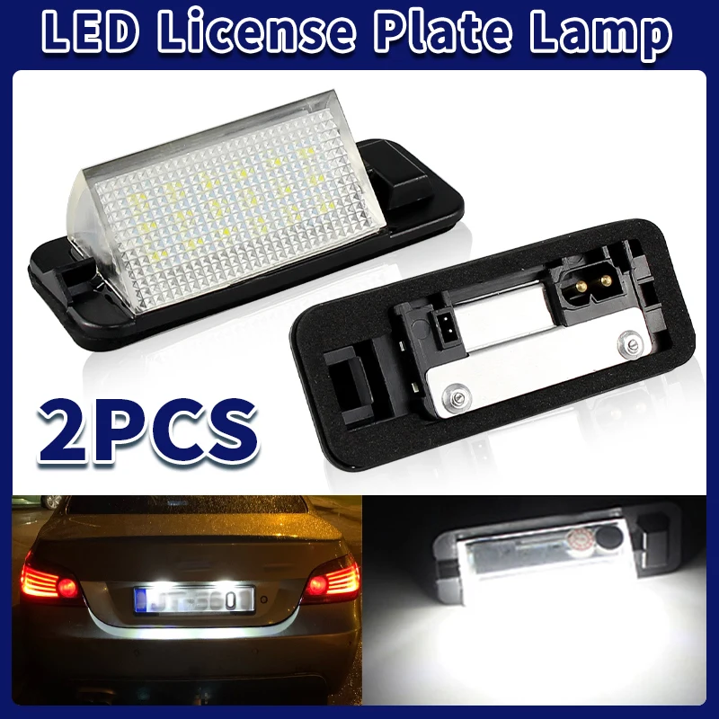 

2PCS Canbus For BMW E36 Led License Plate Light 12v Number Plate Lamp White Bulbs For BMW E36 318i 318is 318ti 325i M3,1992-1998
