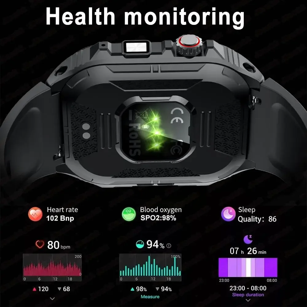 2.01 بوصة الرياضة ساعة ذكية الرجال IP68 مقاوم للماء اللاسلكية HD الاتصال وضع الرياضة المتعددة مراقبة الصحة Smartwatch النساء 2025New