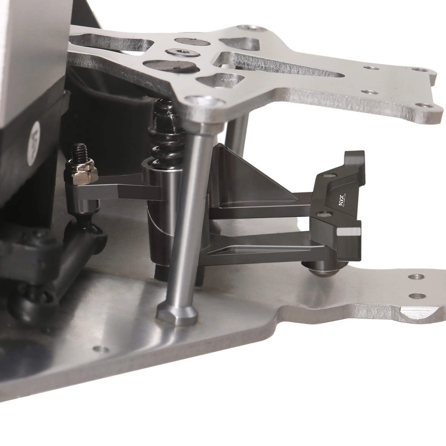 KYX Racing – ensemble de servomoteurs de direction avant en aluminium, pièces de mise à niveau, accessoires pour voiture RC Losi 1/10 Ford F100 Baja Rey 2.0