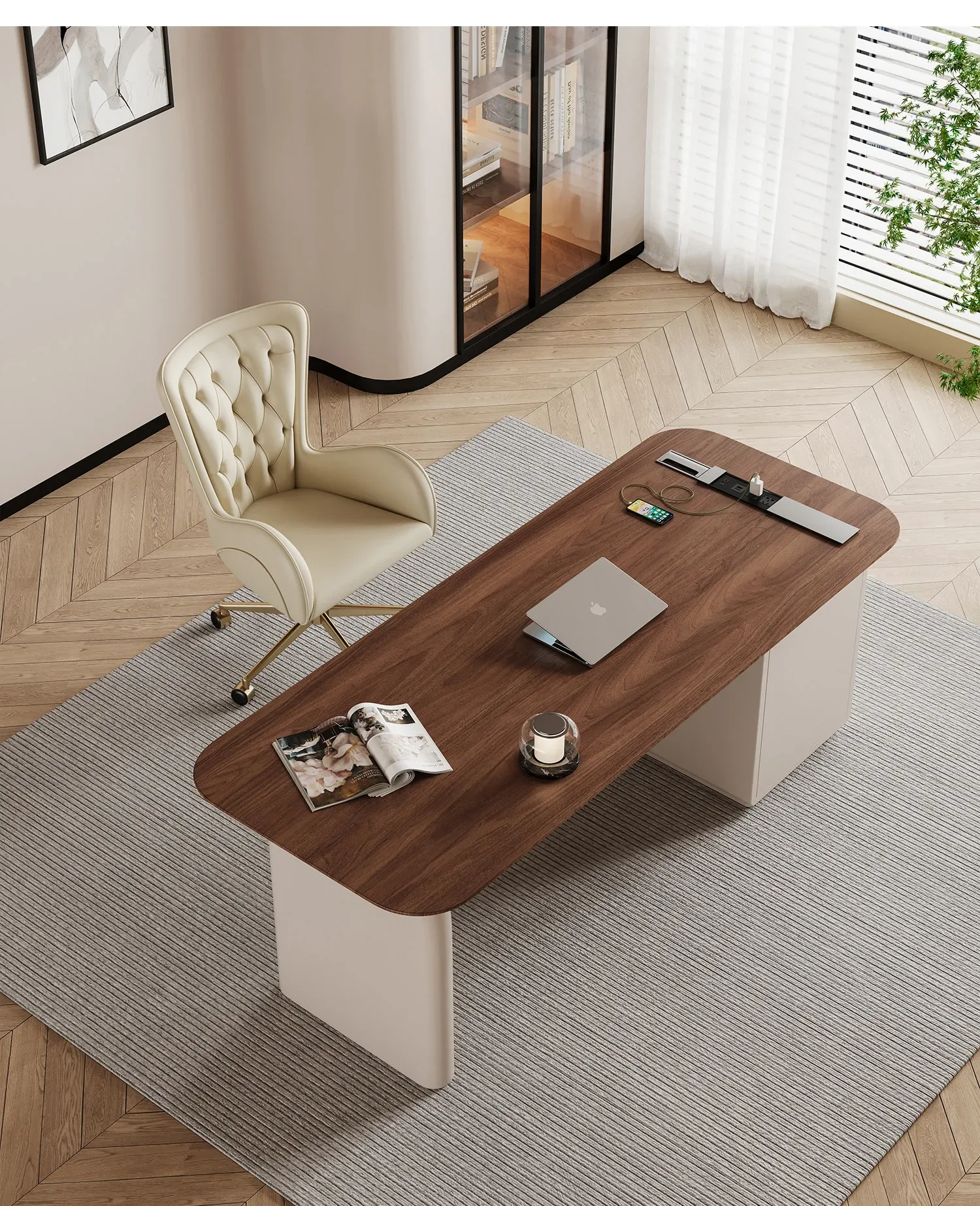 Desk Home Bedroom Simple Modern Writing Work Computer Writing Desk 2026