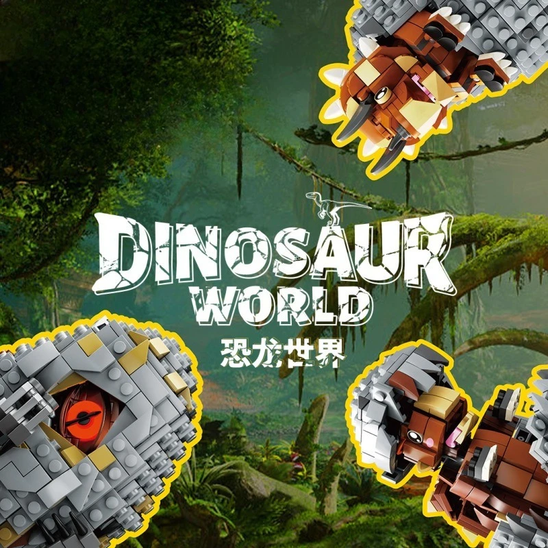 

Dinosaur World Building Blocks Bricks Toy Set for Kids Creative STEM Educational Gift Model Kit
