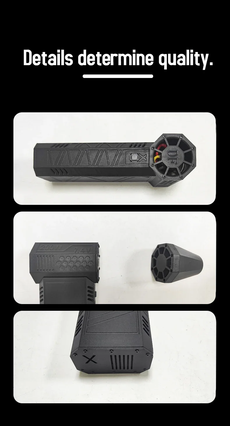 X3 130000RPM Turbofan High Power Jet Fan Air Duster Motor Variable Speed Dust Blower Brushless Cleaning Tool Handheld Air Blower