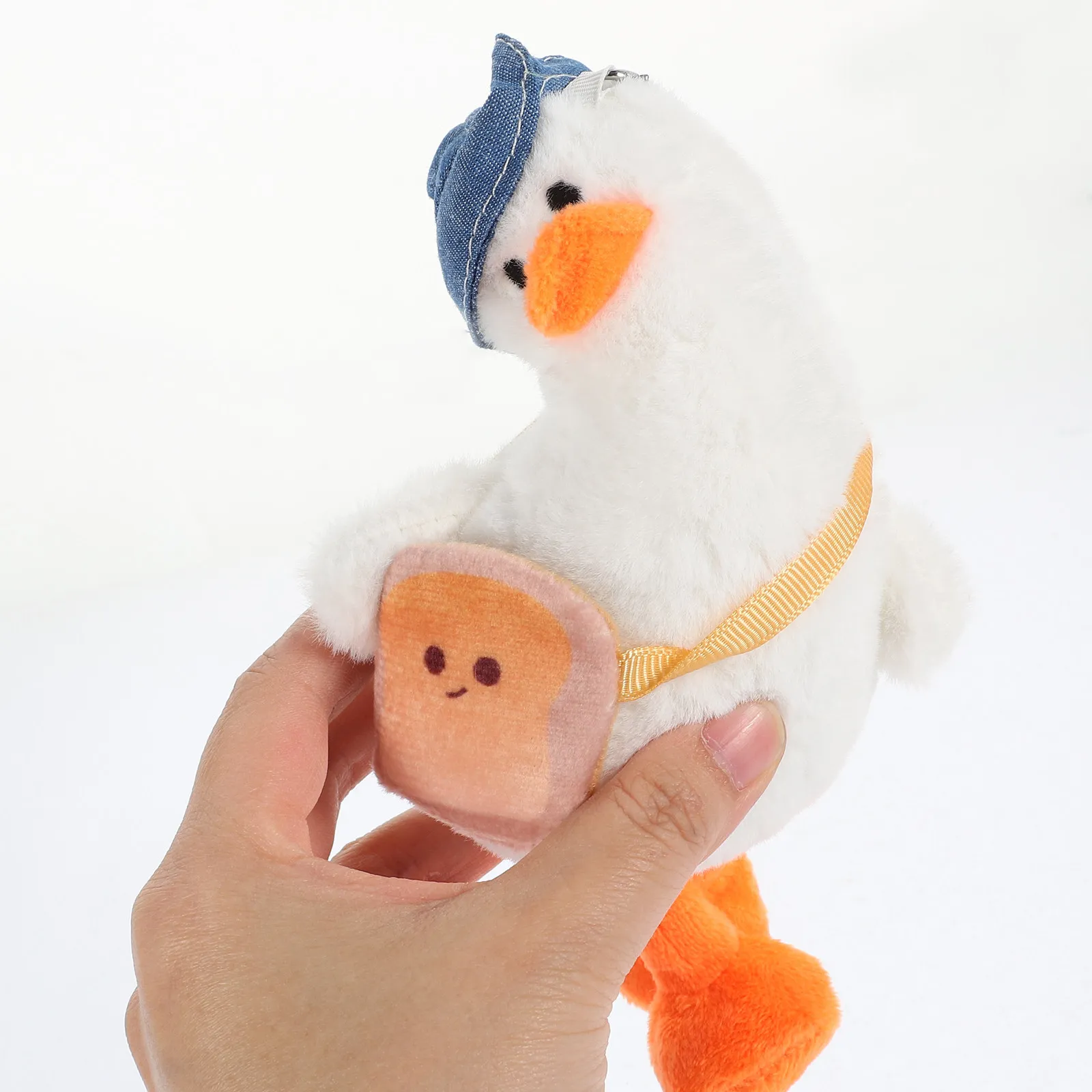 

Duck Keychain Hanging Pendant Soft Cute Key Ring Charm Bag Backpack Decoration Car Key Holder Gift Stuffed Animal