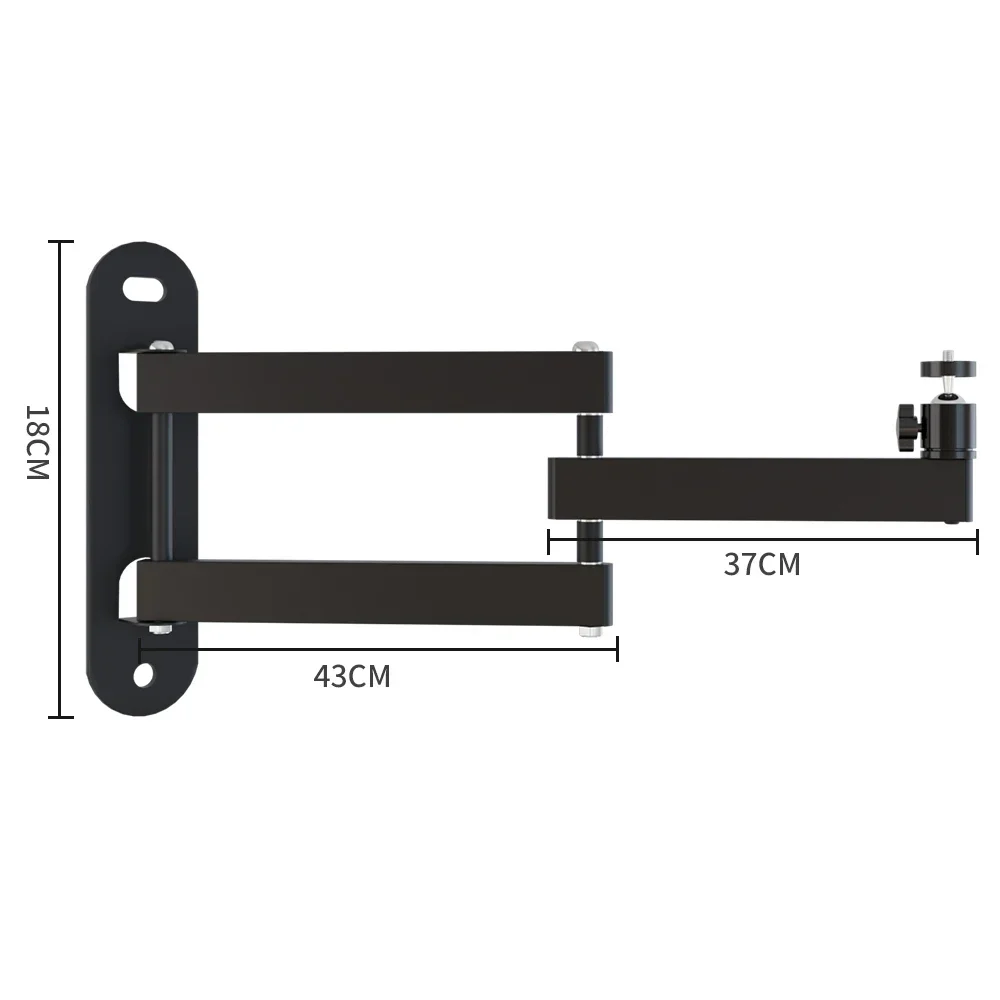Projektor-Wandhalterung Auslegearm-Ständer aus Aluminiumlegierung für Universelle 1/4 Zoll Schraubenlöcher Artikel XGIMI TD 3kg Tragfähigkeit