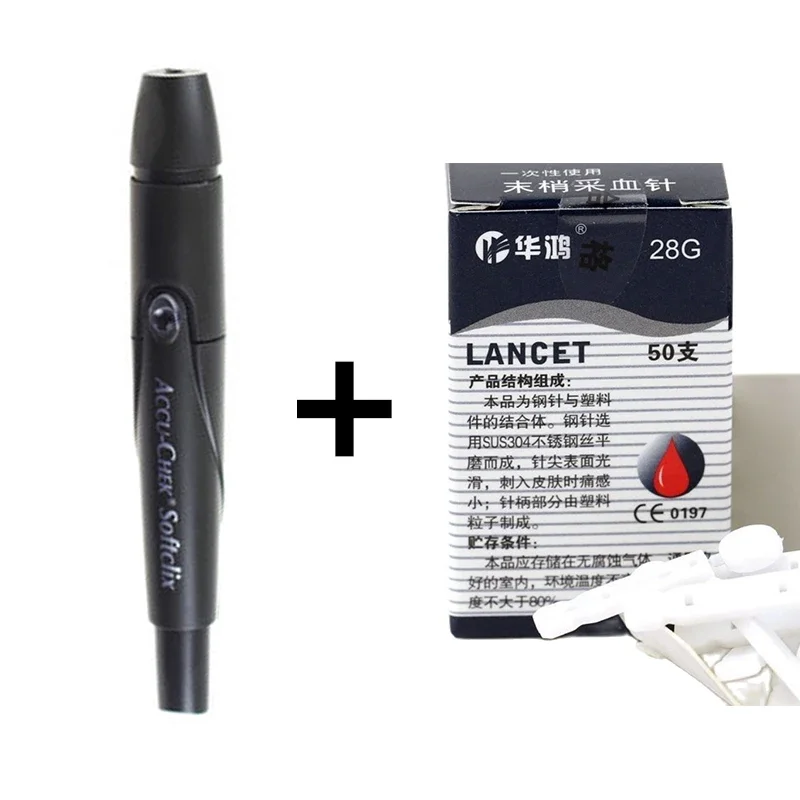 kit-dispositivo-accu-chek-softclix-fastclix-lancets-diabetes-accu-chek-lancing-pen-50pcs-28g-agulha
