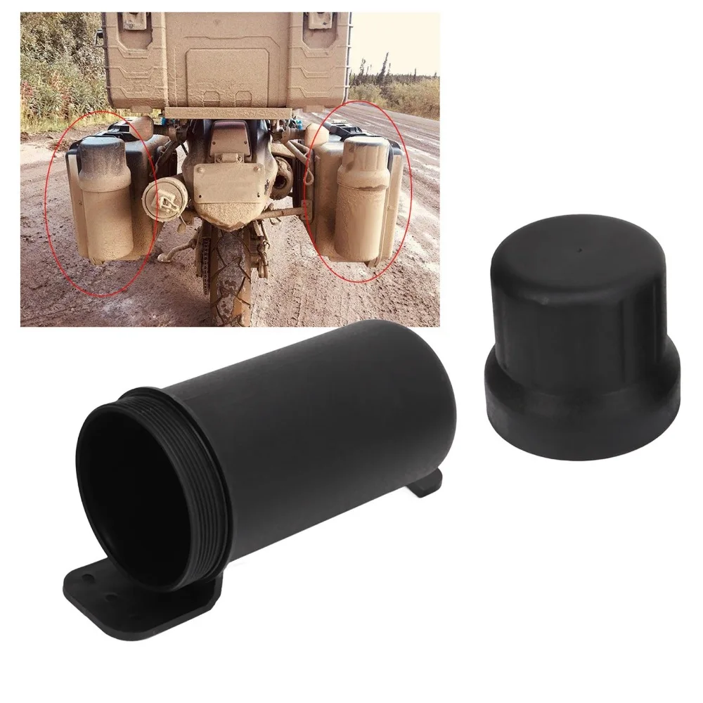 Motorcycle Off Road Universal Tool Tube 125mm/4.9in Waterproof Motorcycle Parts Tool Tube with Rolling Tapes for ATV UTV