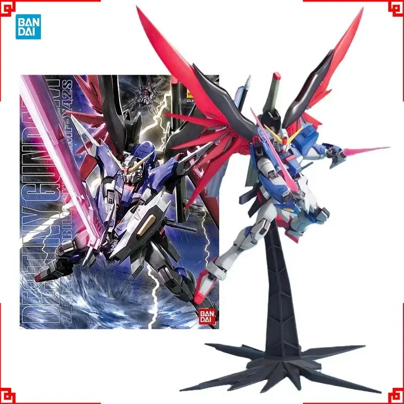 bandai-gundam-model-kit-mg-1-100-destiny-action-figure-gunpla-building-kit-gundam-collectibles-anime-figures-toys-for-man-gift