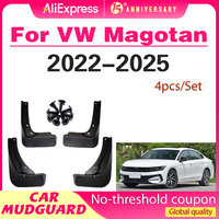 Set Front Rear For VW Magotan / Passat B9 2022 2023 2024 2025 Mud Flaps Splash Guards Mudguards Front Rear Car Accessories