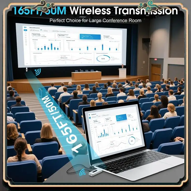 ASMA-Wireless -Compatible Transmitter And Receiver Kit Wireless Transmitter And Receiver 4K