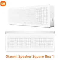 Original Xiaomi Mi Speaker Square Box 1 Black Stereo Bluetooth 4.0 High Definition Sound Quality 10h Play Music For Smart Home