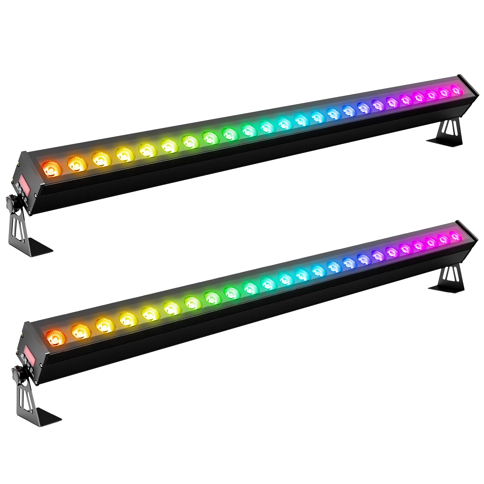 

U'King 2 шт. 120 Вт RGB светодиодный настенный светильник водонепроницаемый DMX512 стробоскопический сценический светильник с эффектом цветной полосы для DJ Party Show Weeding