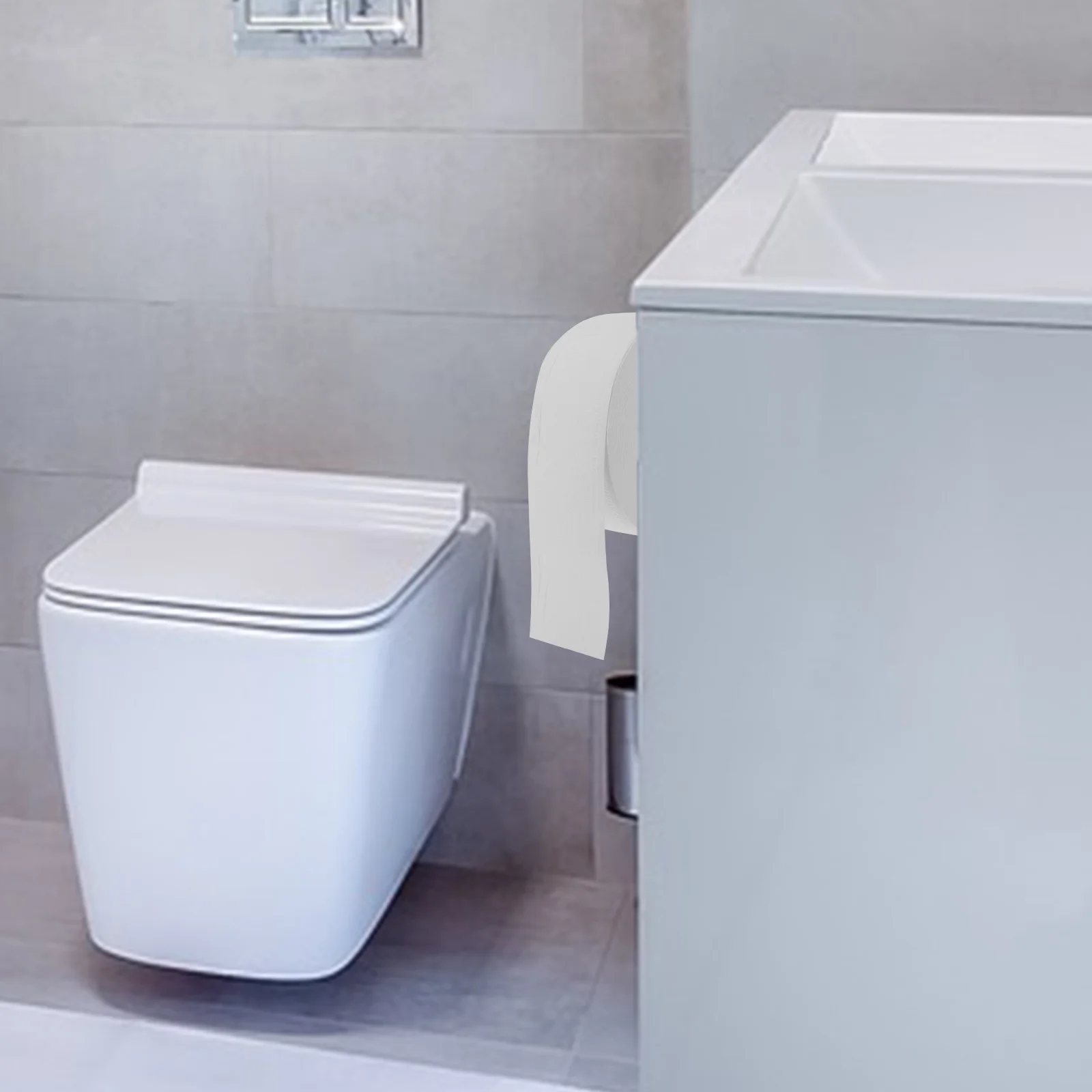 1 لفة ثلاث طبقات سميكة ورق التواليت لطيف لينة ماصة المسيل للدموع مقاومة للحمام العام تواليت المناديل الورقية منديل العرض