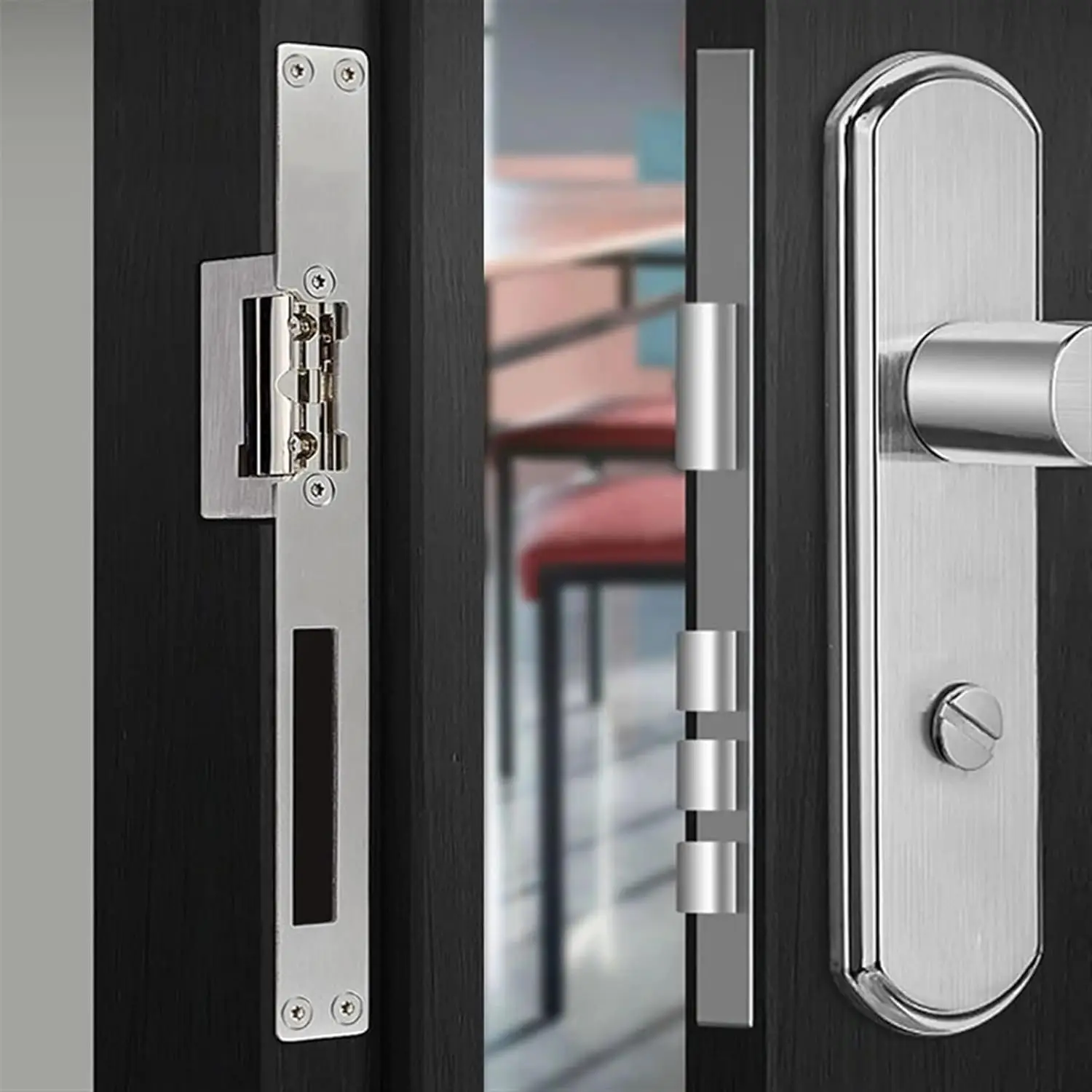 Electric Strike Lock Door Lock Electronic For Access Control System New Fail Secure Stainless Door 12V DC Fail-Secure NO Lock