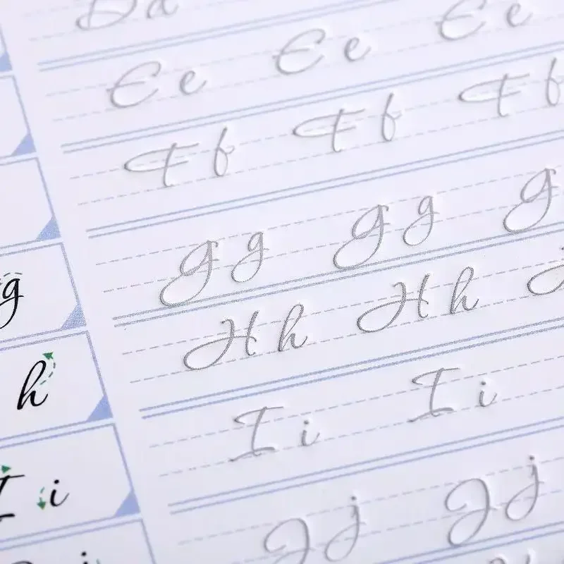 New Cursive Writing English Pen Chinese Calligraphy Copybook for Adult Children Exercises Calligraphy Practice Book Libros