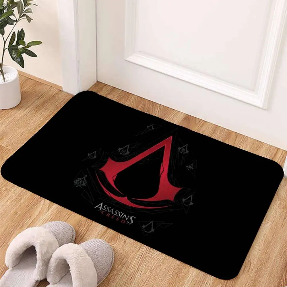 Assassins C-Creed Carpet Bathroom Anti-slip Mat Door Mat Home Decoration Mat Entrance Door Mat Scratch-resistant Door Mat