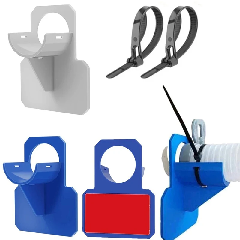 

2/4/8pcs 38mm Swimming Pool Pipe Holders Hose Bracket Mount Supports Pipes for Intex Above Ground Hose Outlet with Cable Tie