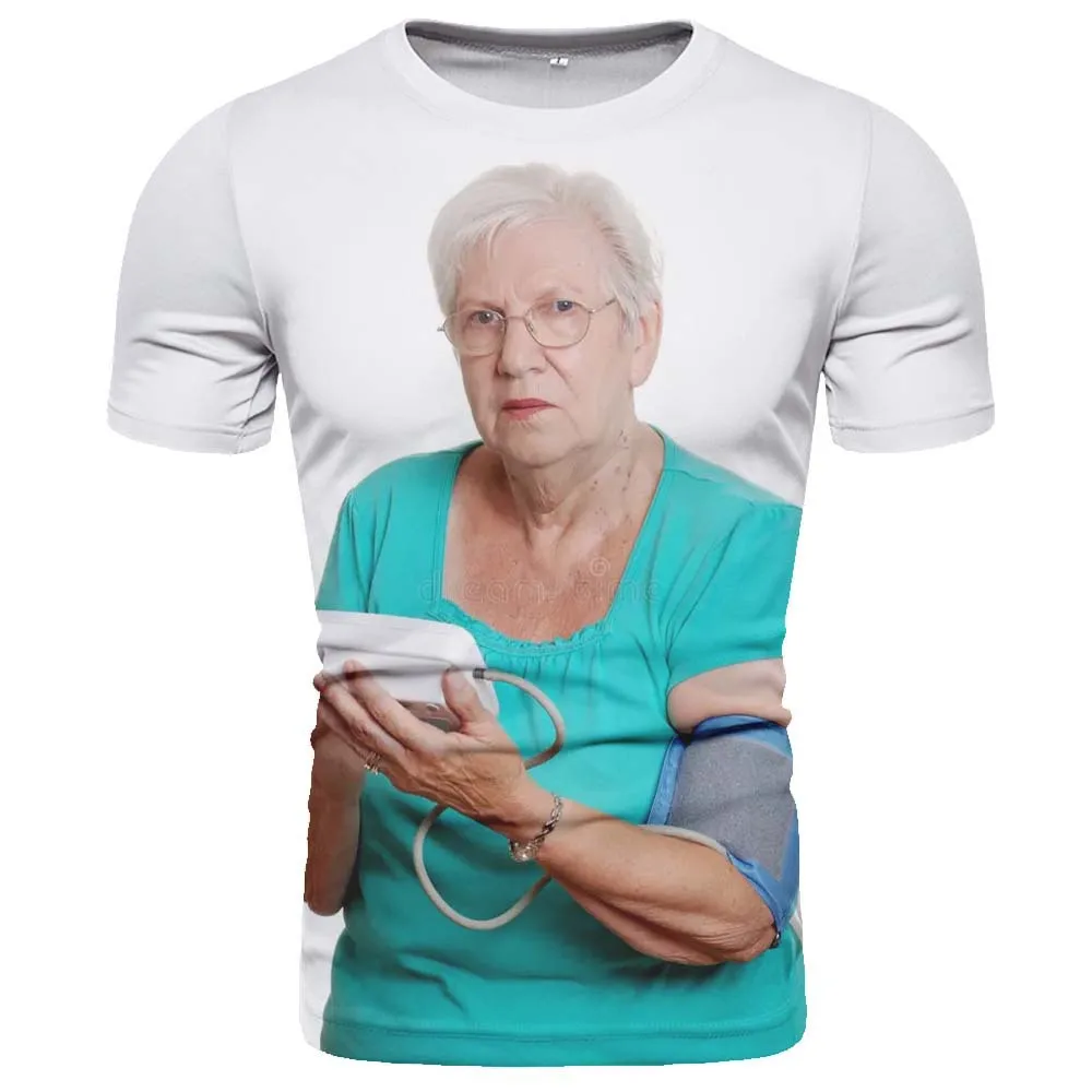 New Fashion Funny Grandma Boxing Printed 3D Man Women T-shirts Summer Casual Tees Top Trendy Short Sleeve Sports Clothes For Men