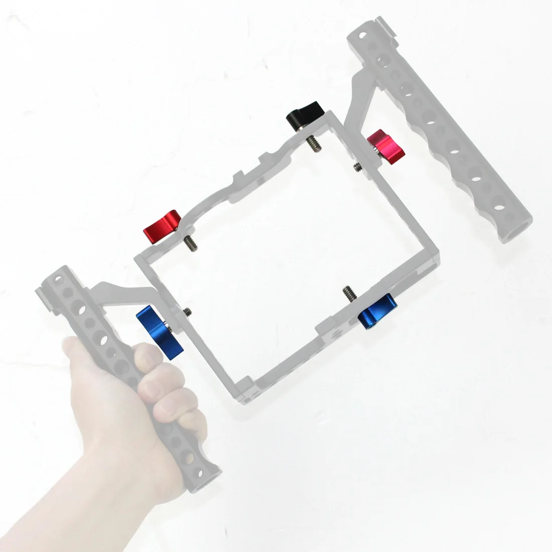 2x mini verstellbar m6 m5 1/4 Gewinde l-Typ T-Form Griff knopf Adapters ch raube für gopro für dji für insta360 dslr Foto zubehör – Detail 18