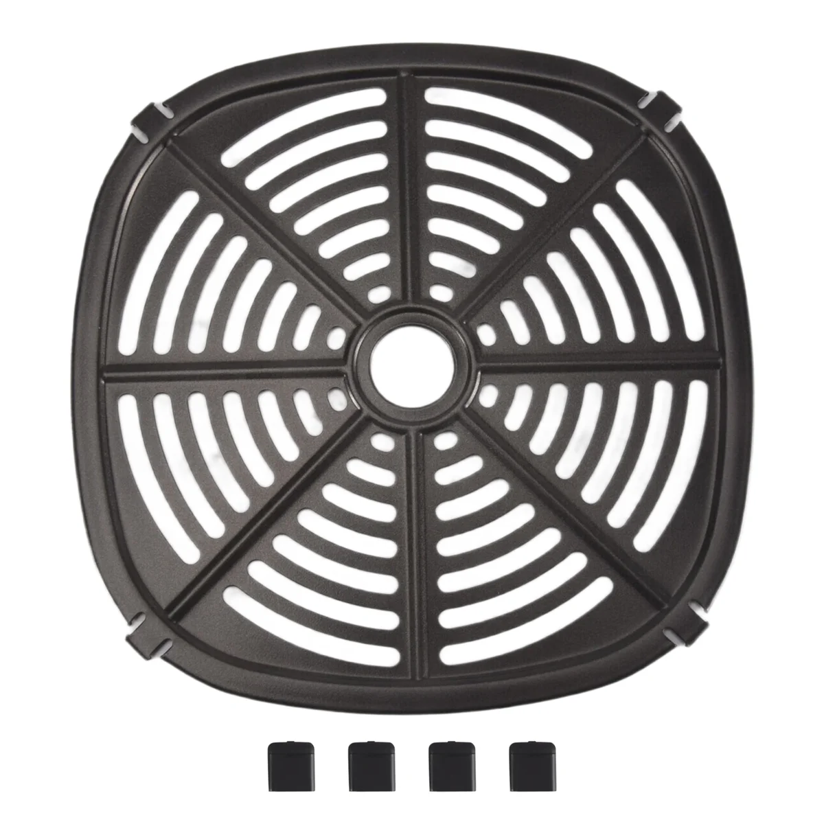 

ABQR Air Fryer Grill Crisper Tray for Dash 2.6QT -Crisp Digital Air Fryer with Air Fryer 21CM